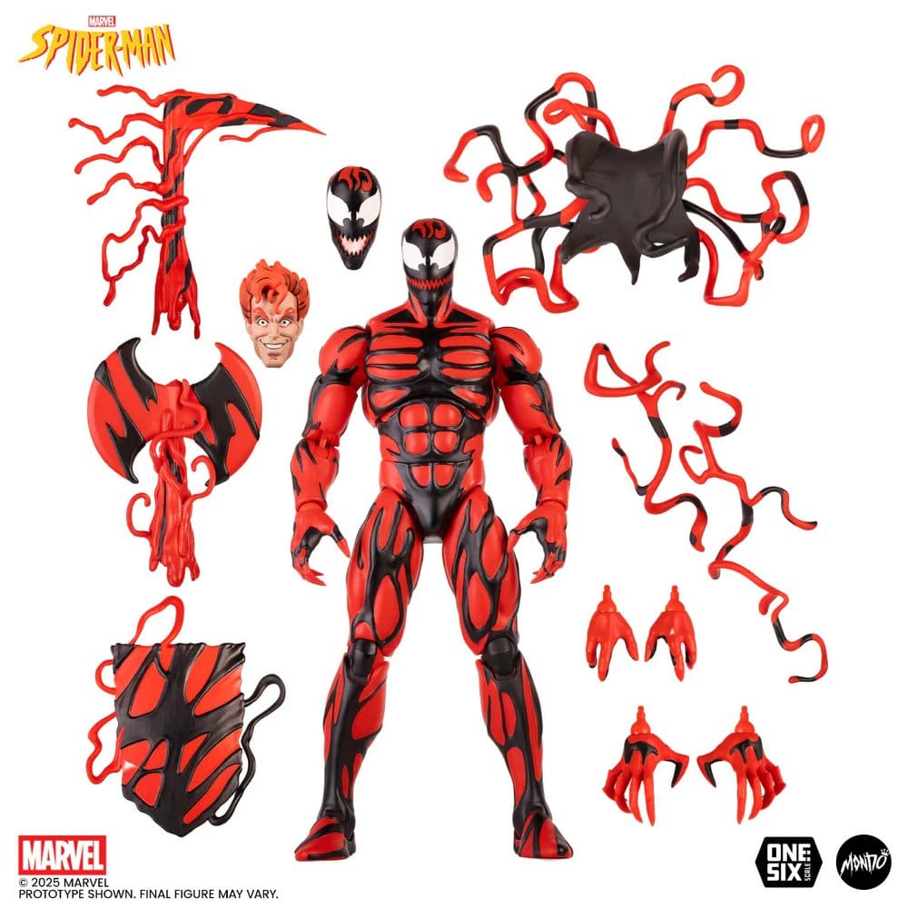 Spider-Man The Animated Series Action Figure Carnage Regular Edition Mondo