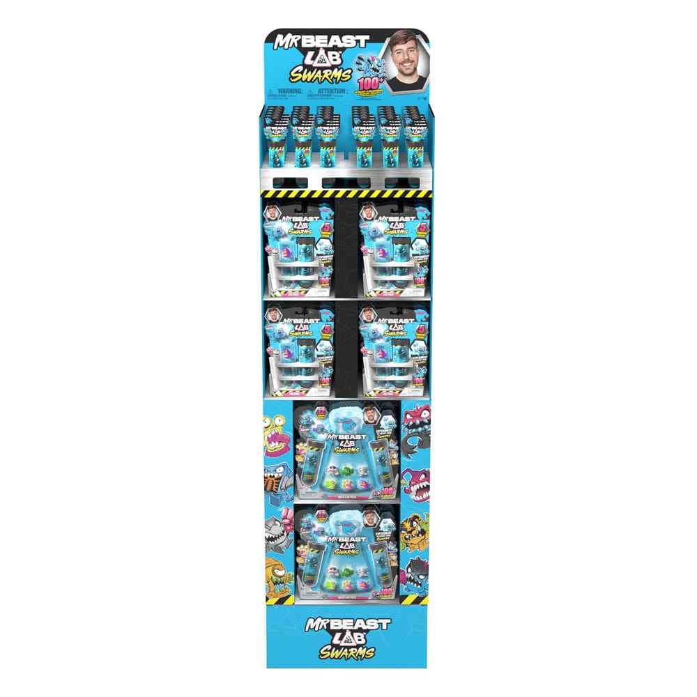 Mr. Beast Lab Swarms Mini Figures 12 pack Display 56 Moose Toys
