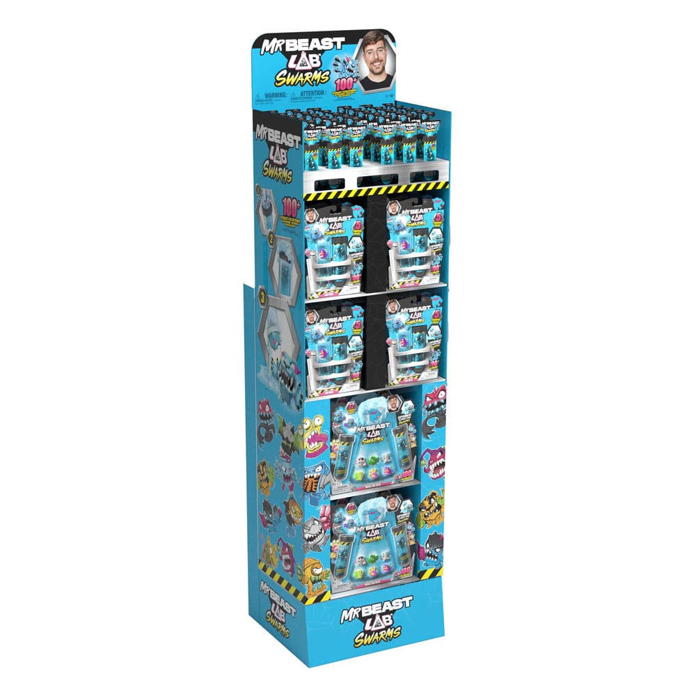 Mr. Beast Lab Swarms Mini Figures 12 pack Display 56 Moose Toys