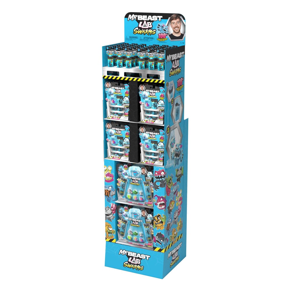Mr. Beast Lab Swarms Mini Figures 12 pack Display 56 Moose Toys