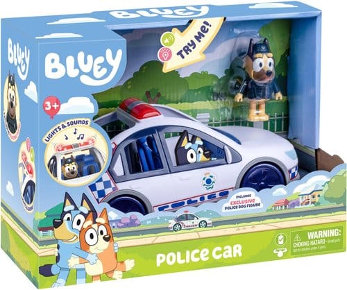 Bluey Vehicle Police Car Moose Toys
