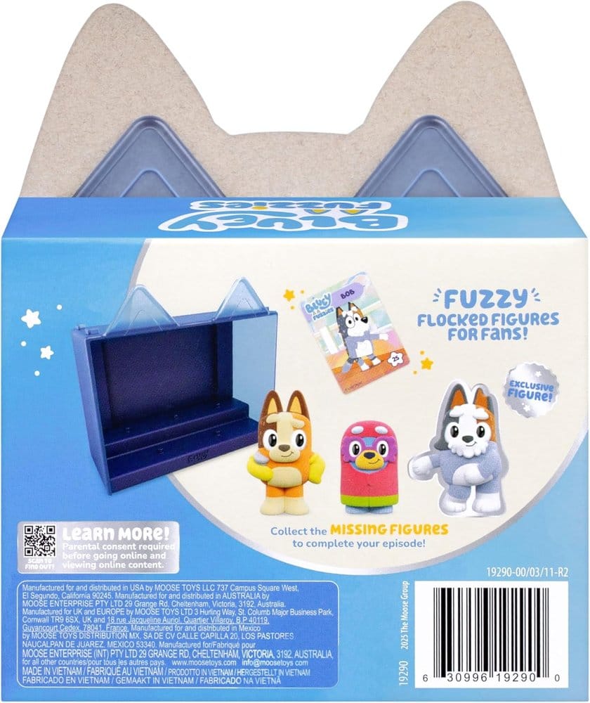Bluey Fuzzies Episode Pack Display 12 Moose Toys