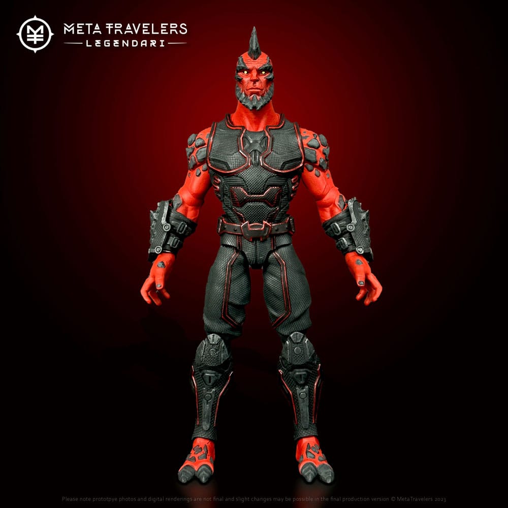 Legendari Actionfigur Crimson Enforcer MetaTravelers