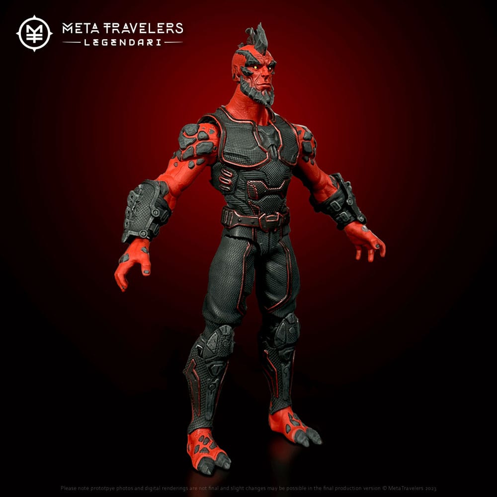 Legendari Actionfigur Crimson Enforcer MetaTravelers