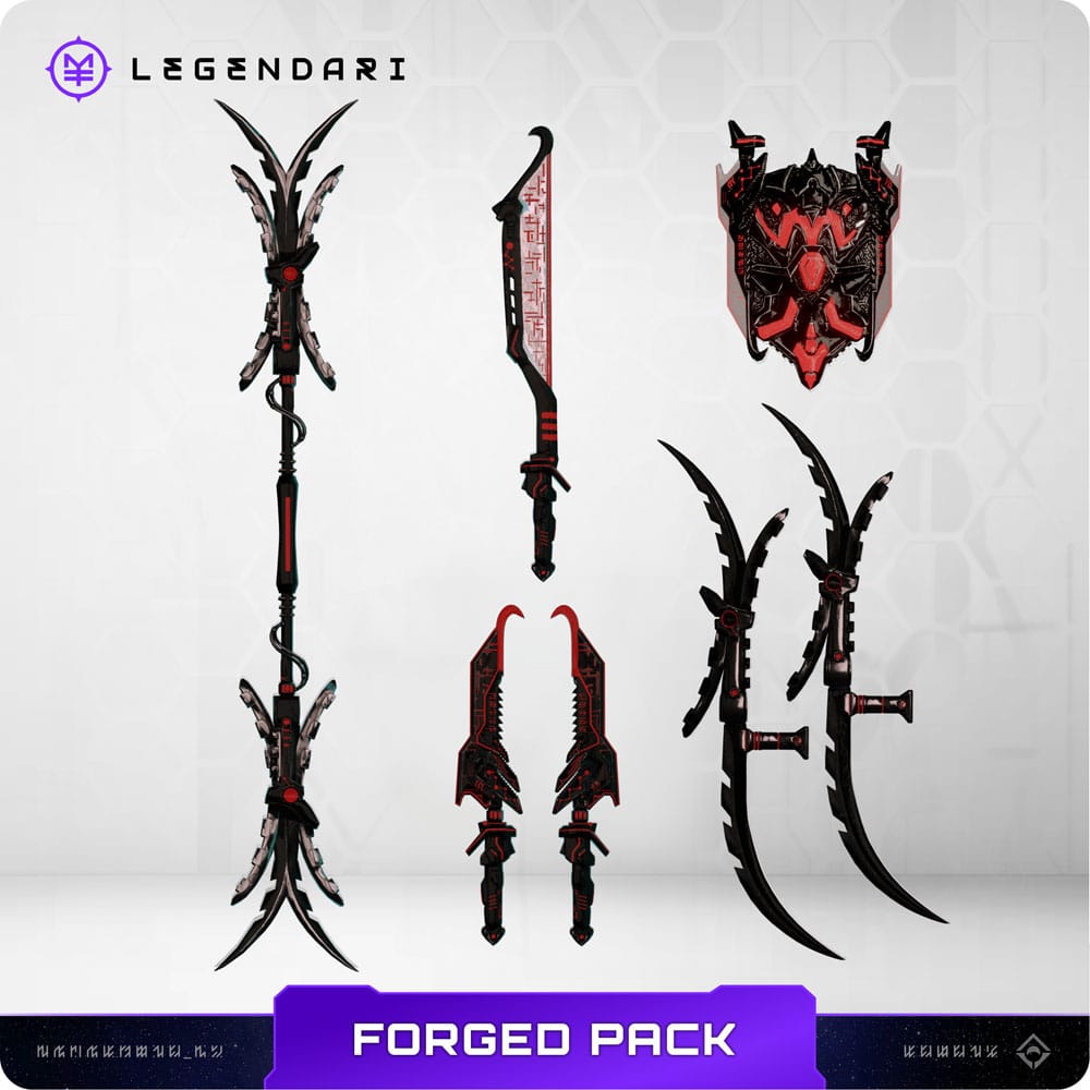 Legendari Accessory Pack Forged Weapons Pack MetaTravelers