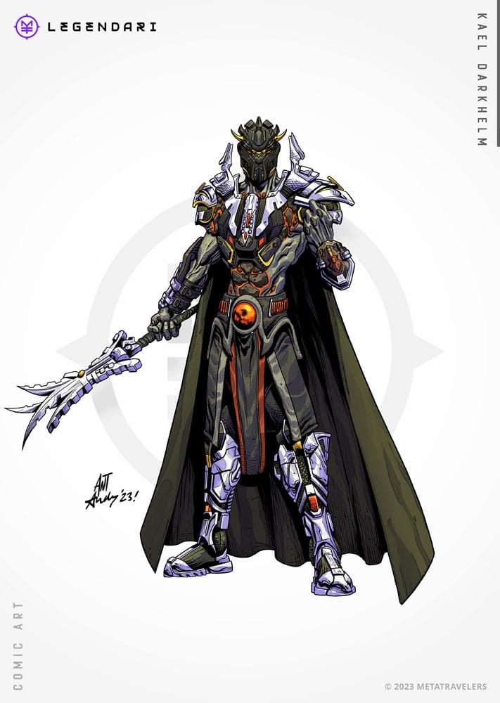 Legendari Actionfigur Kael Darkhelm MetaTravelers
