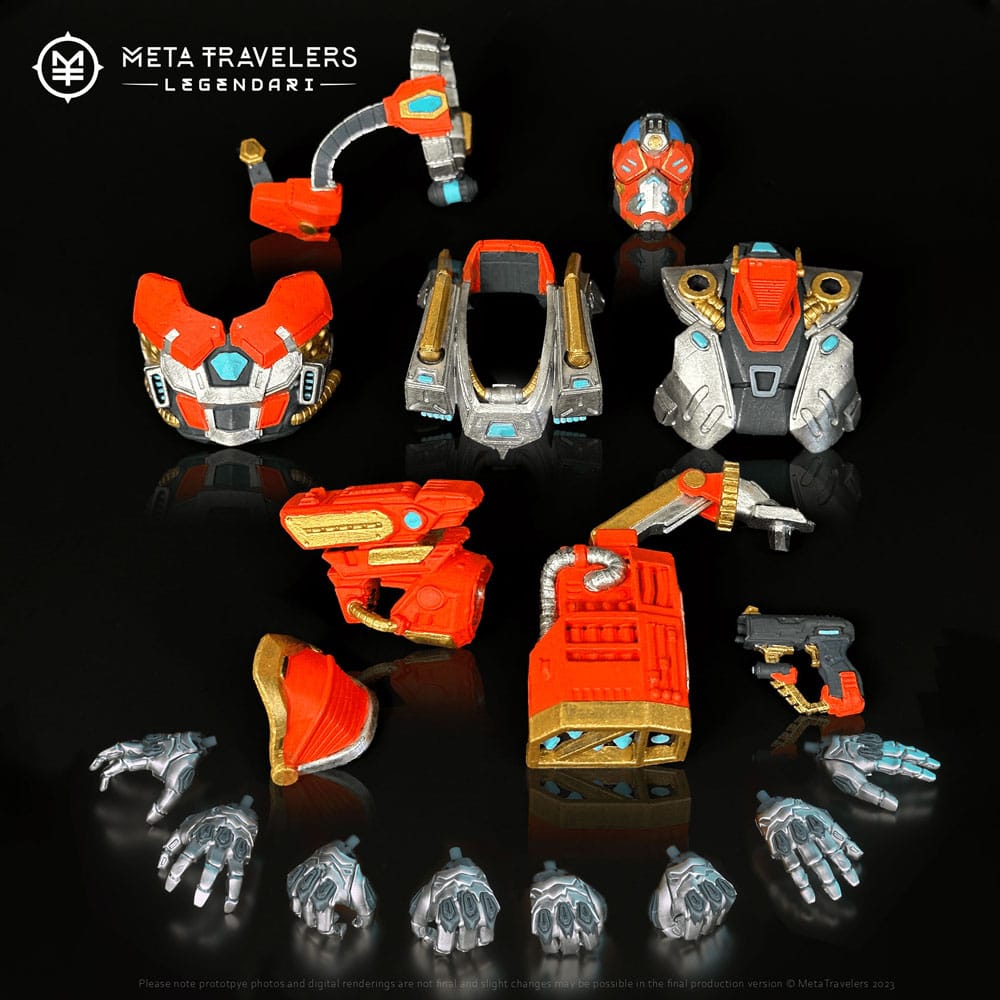 Legendari Actionfigur Nekzus MetaTravelers