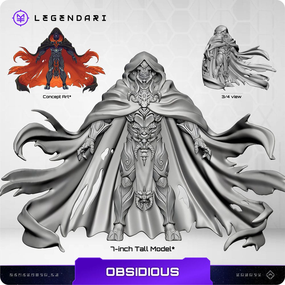 Legendari Actionfigur Obsidious MetaTravelers