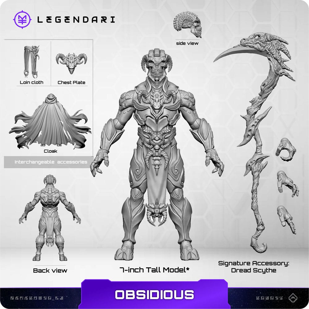 Legendari Actionfigur Obsidious MetaTravelers