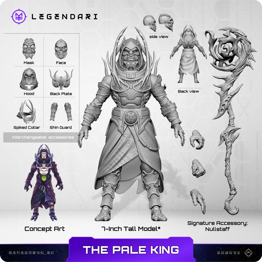Legendari Actionfigur Pale King MetaTravelers