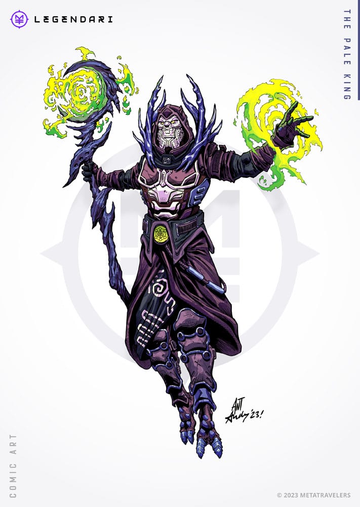Legendari Actionfigur Pale King MetaTravelers