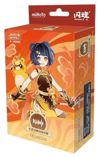Genshin Impact Trading Card Game Pre Build Starter Deck 08 Xiangling Series 1 *Chinese Version* MiHoYo