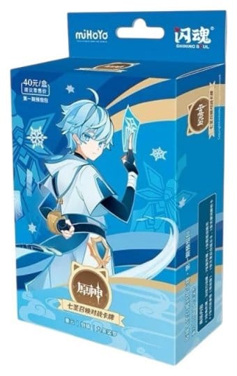 Genshin Impact Trading Card Game Pre Build Starter Deck 07 Chongyun Series 1 *Chinese Version* MiHoYo