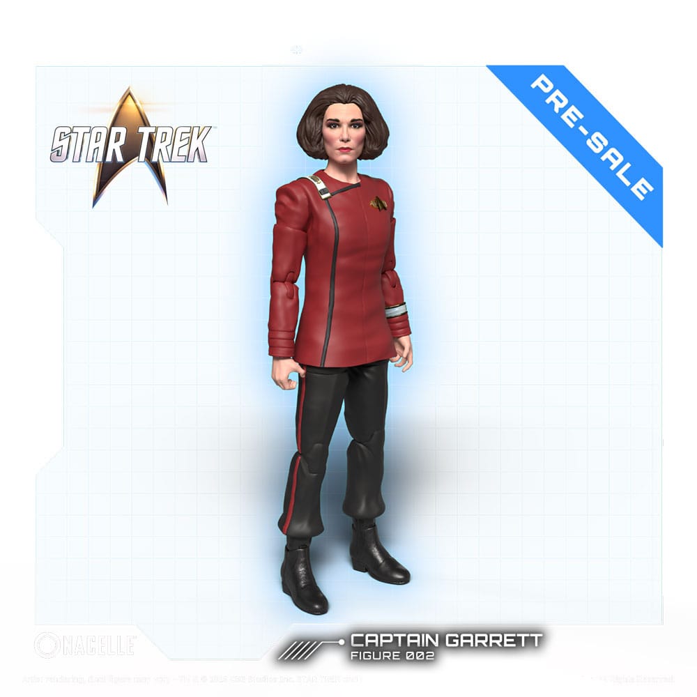 Star Trek The Next Generation Action Figure 1/12 Captain Garrett Nacelle Consumer Products