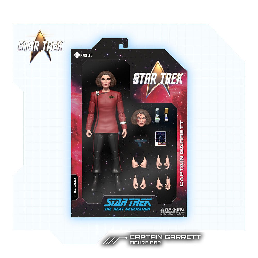 Star Trek The Next Generation Action Figure 1/12 Captain Garrett Nacelle Consumer Products