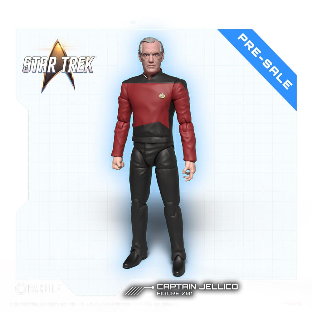 Star Trek The Next Generation Action Figure 1/12 Captain Jellico Nacelle Consumer Products