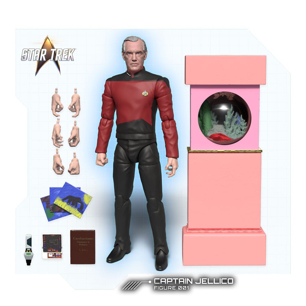 Star Trek The Next Generation Action Figure 1/12 Captain Jellico Nacelle Consumer Products