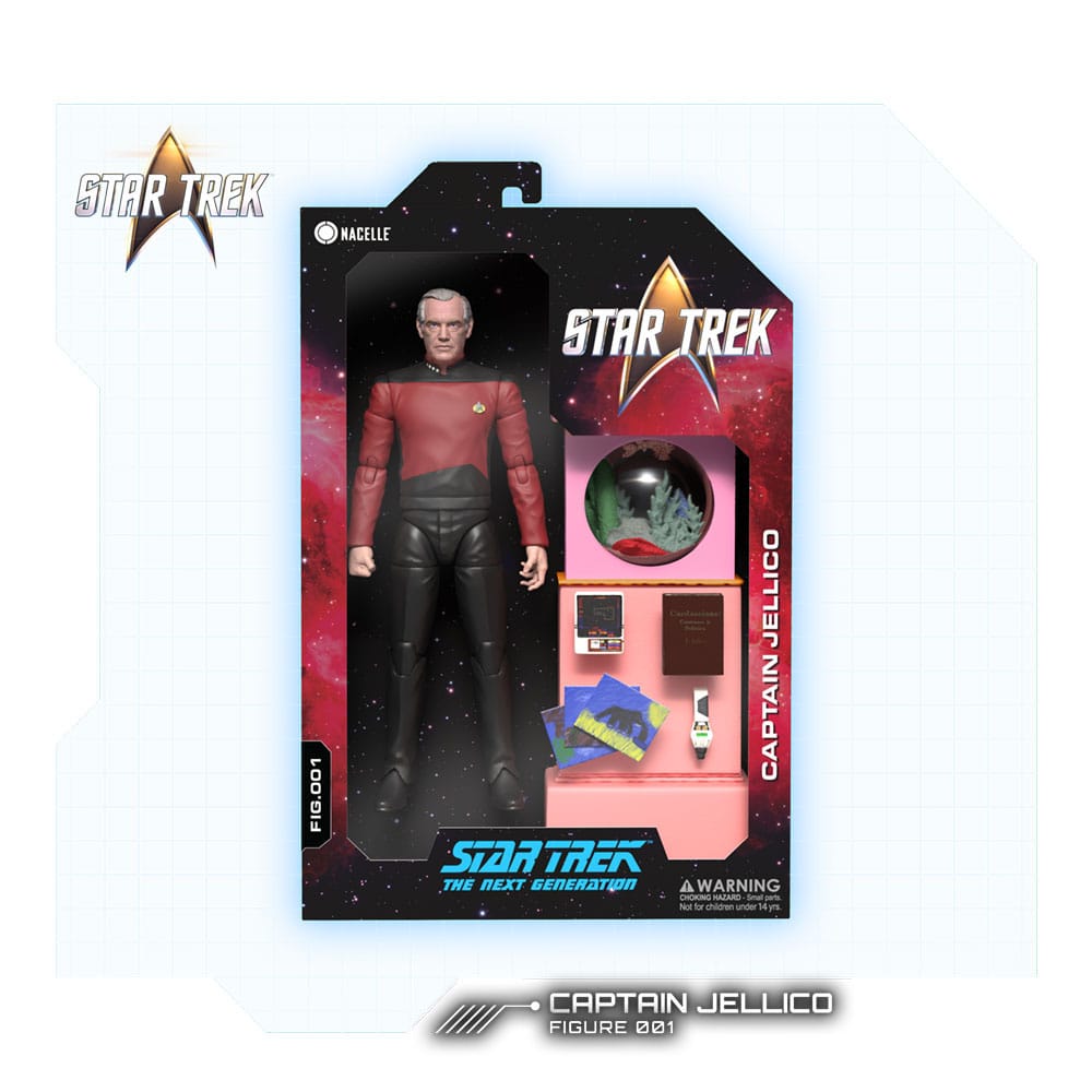 Star Trek The Next Generation Action Figure 1/12 Captain Jellico Nacelle Consumer Products