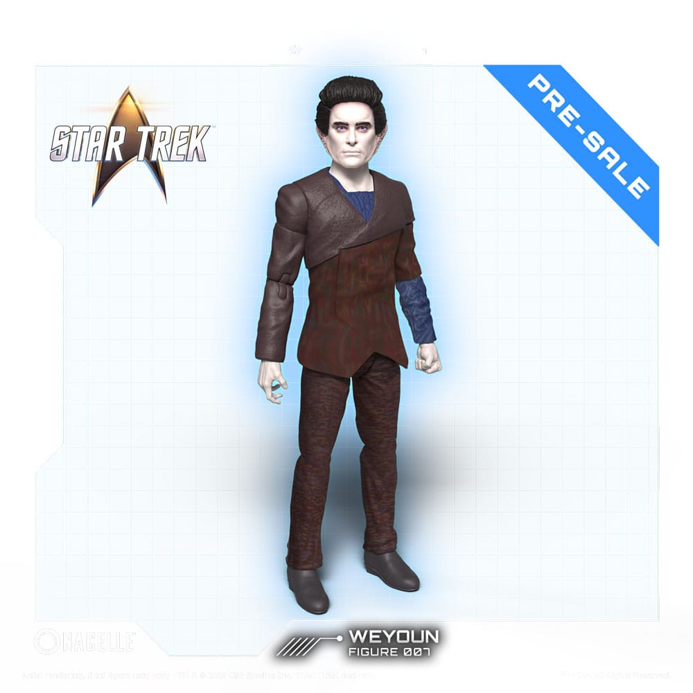 Star Trek Deep Space Nine Action Figure 1/12 Weyoun Nacelle Consumer Products