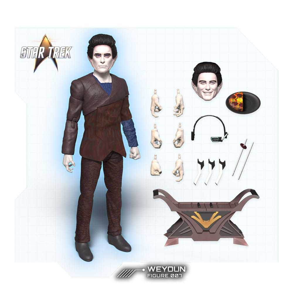 Star Trek Deep Space Nine Action Figure 1/12 Weyoun Nacelle Consumer Products