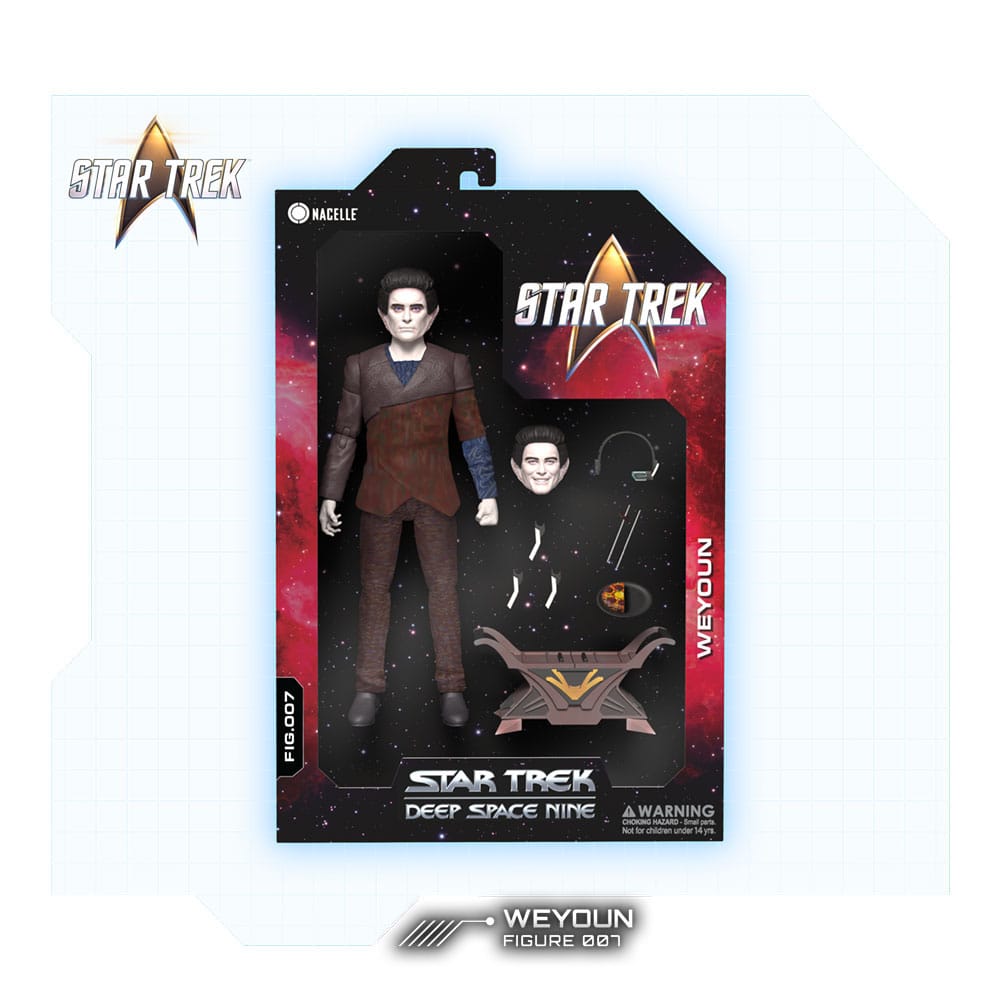 Star Trek Deep Space Nine Action Figure 1/12 Weyoun Nacelle Consumer Products