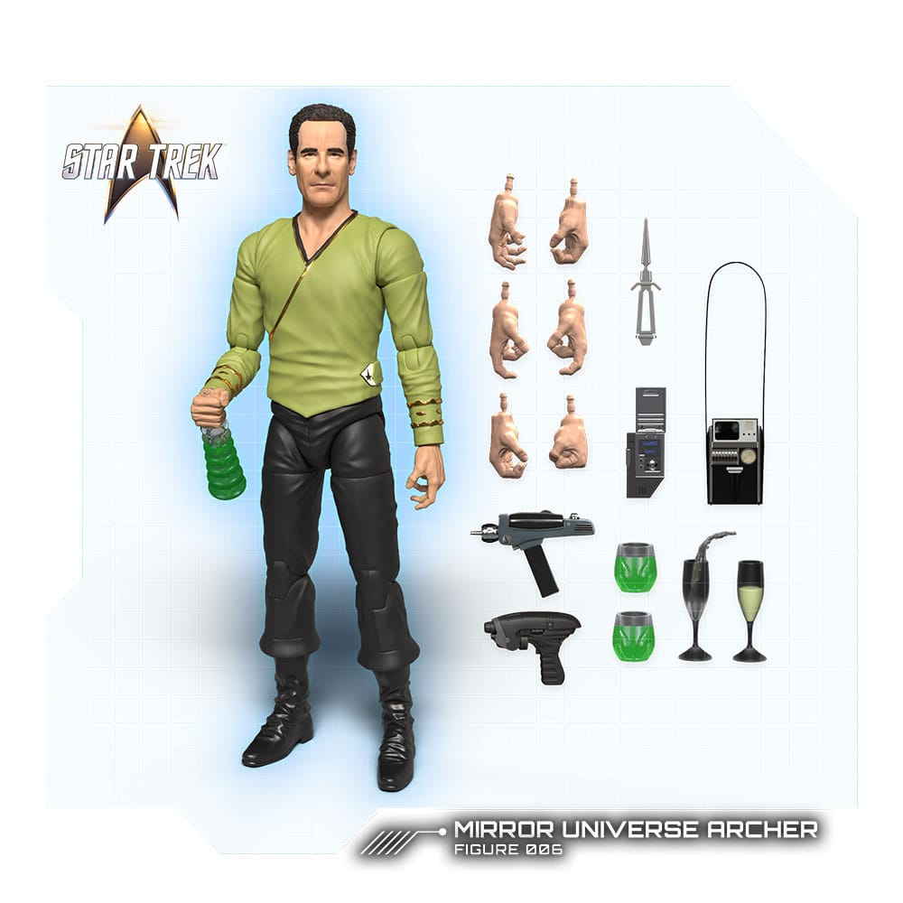 Star Trek Enterprise Action Figure 1/12 Mirror Universe Archer Nacelle Consumer Products