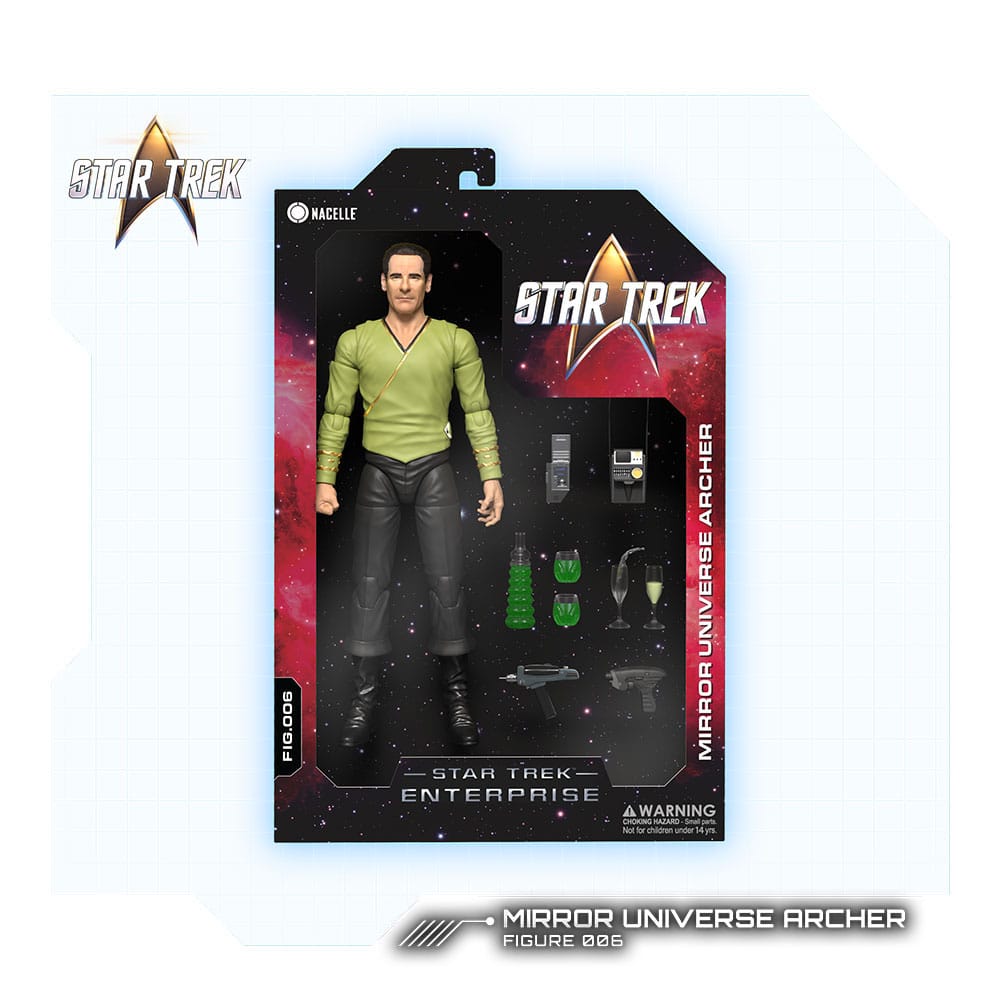 Star Trek Enterprise Action Figure 1/12 Mirror Universe Archer Nacelle Consumer Products