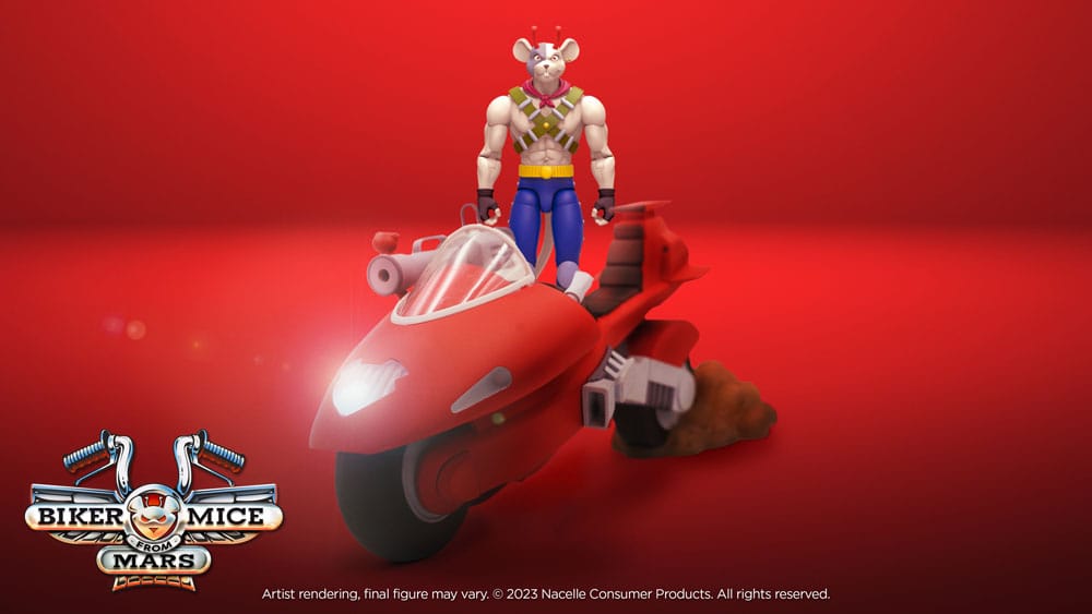 Biker Mice From Mars Vehicle Vinnie's Radical Rocket Sled Nacelle Consumer Products