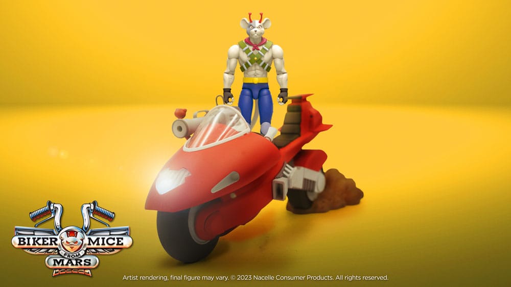 Biker Mice From Mars Vehicle Vinnie's Radical Rocket Sled Nacelle Consumer Products