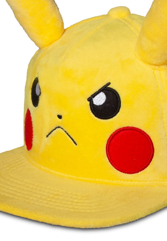 Pokémon Snapback Cap Angry Pikachu Difuzed