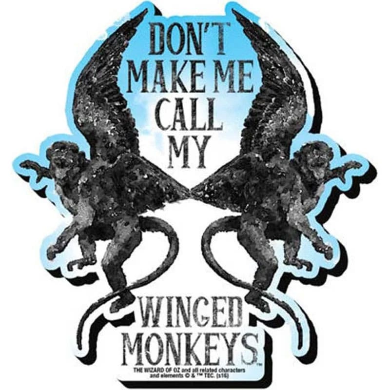 Wizard of Oz Monkeys Funky Chunky Magnet NMR Distribution