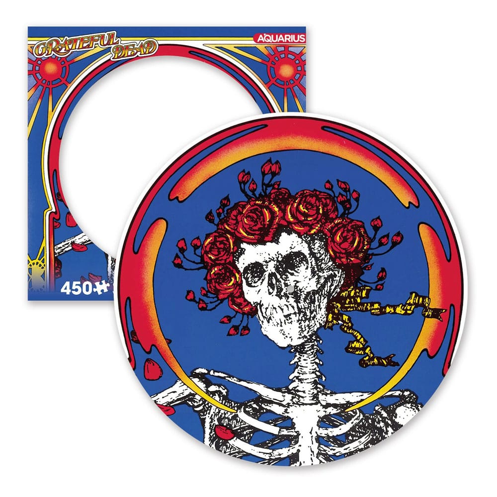 Grateful Dead Skull & Roses 450 Piece Picture Disc Jigsaw Puzzle NMR Distribution
