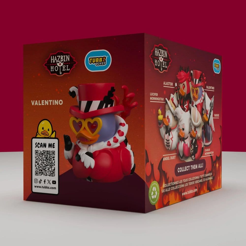 Hazbin Hotel Tubbz Valentino Boxed Edition Numskull