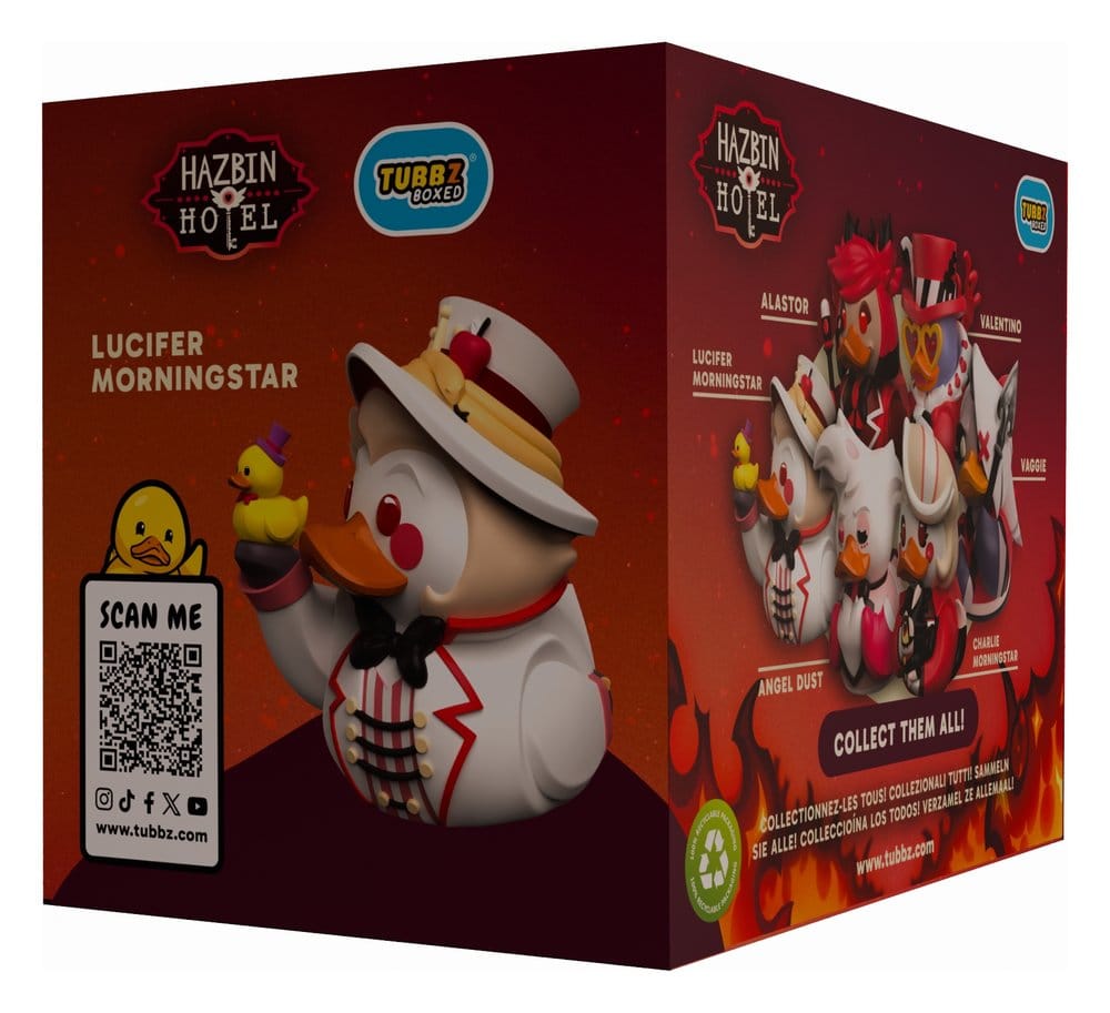 Hazbin Hotel Tubbz Lucifer Morningstar Boxed Edition Numskull