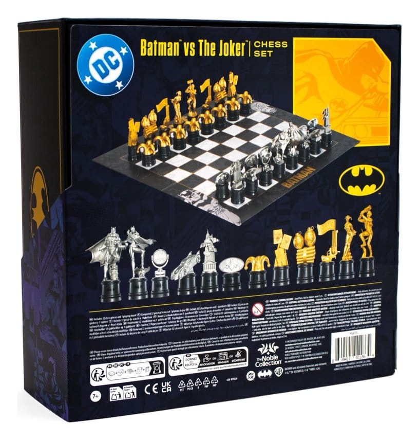DC Comics Chess Set Batman vs. The Joker Noble Collection