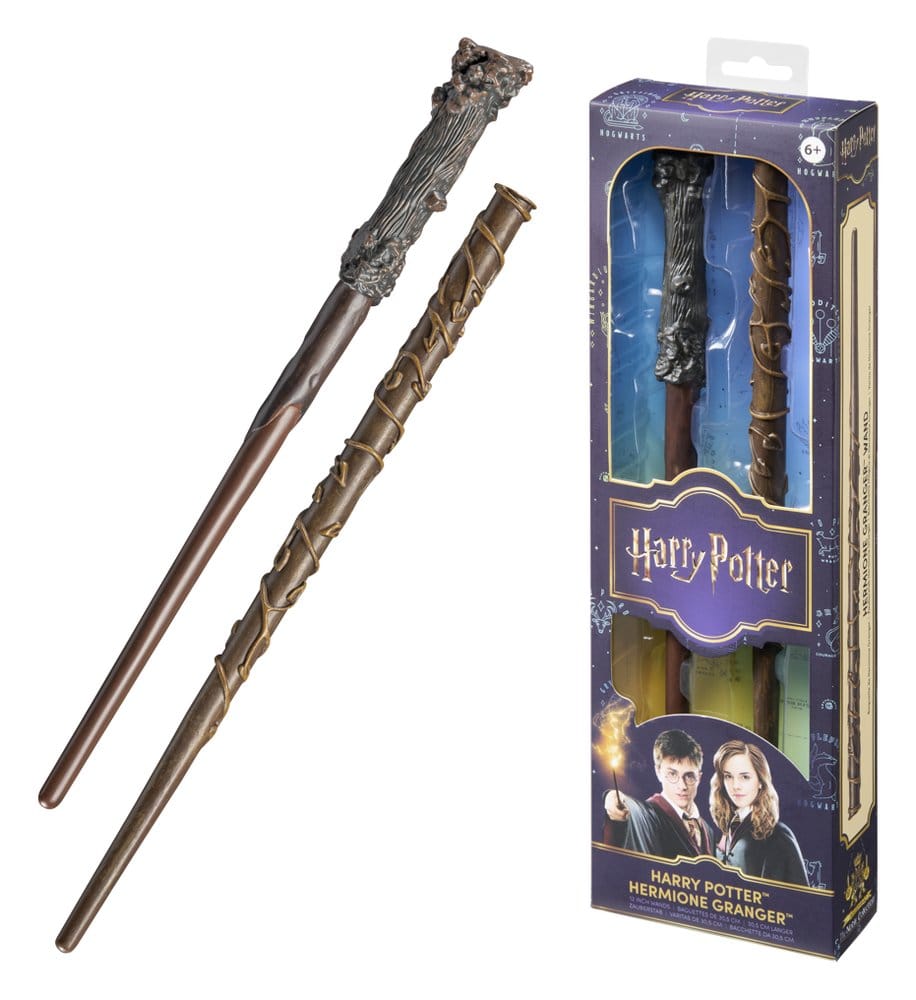 Harry Potter Roleplay Replica Wands 2 Pack Harry Potter & Hermione Granger Noble Collection