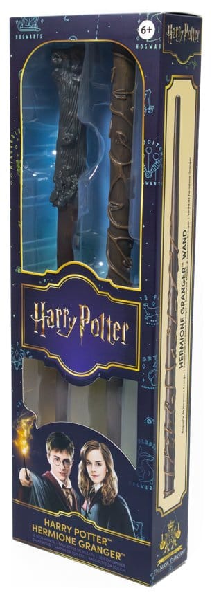 Harry Potter Roleplay Replica Wands 2 Pack Harry Potter & Hermione Granger Noble Collection