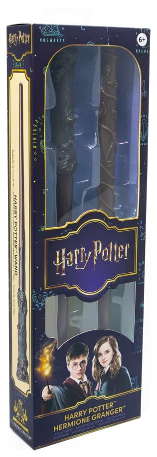 Harry Potter Roleplay Replica Wands 2 Pack Harry Potter & Hermione Granger Noble Collection