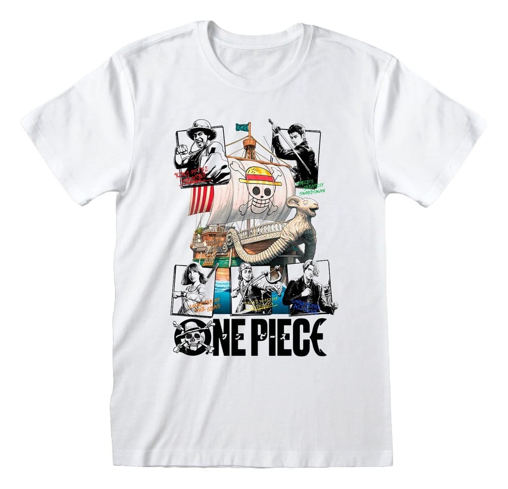 One Piece T Shirt Merry Go Call Outs Size L Heroes Inc