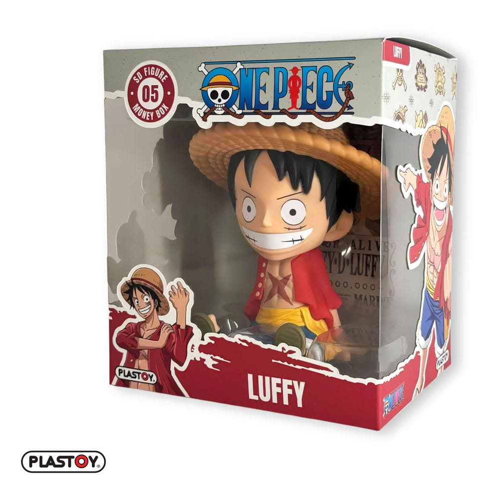 One Piece Coin Bank Luffy SD Plastoy