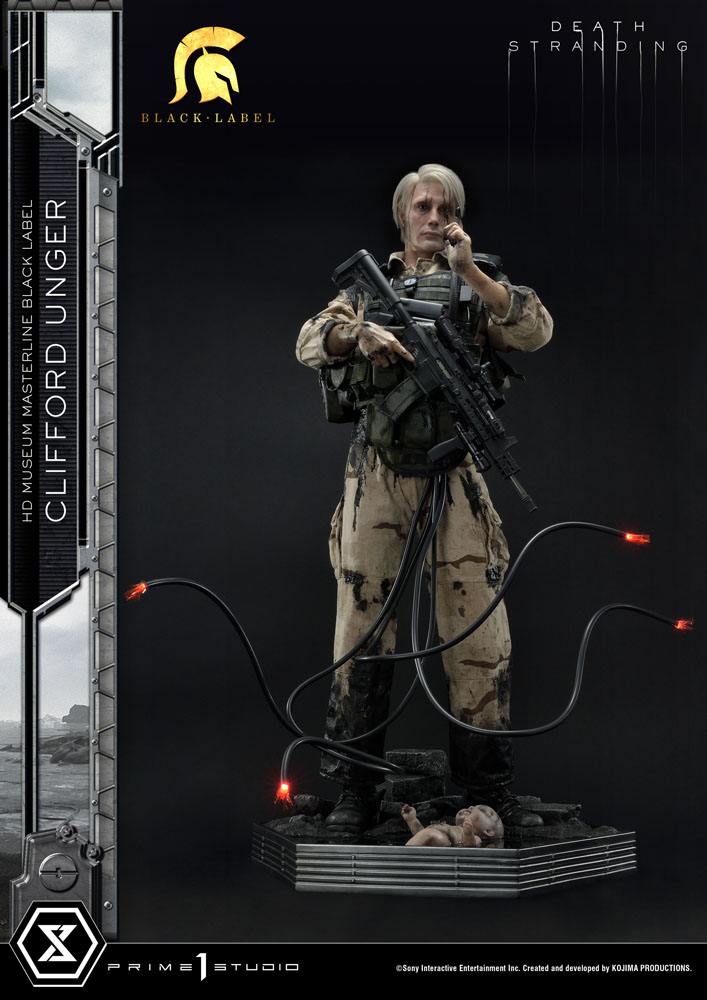 Death Stranding Statue Clifford Unger Black Label Prime 1 Studio