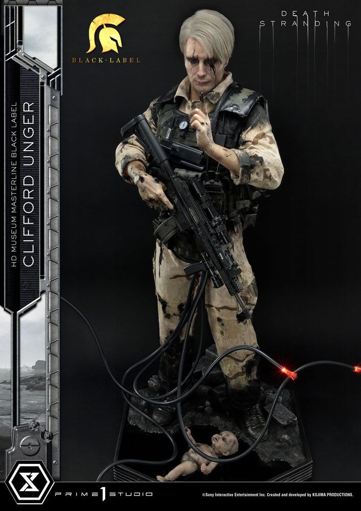 Death Stranding Statue Clifford Unger Black Label Prime 1 Studio