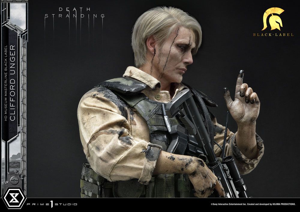 Death Stranding Statue Clifford Unger Black Label Prime 1 Studio