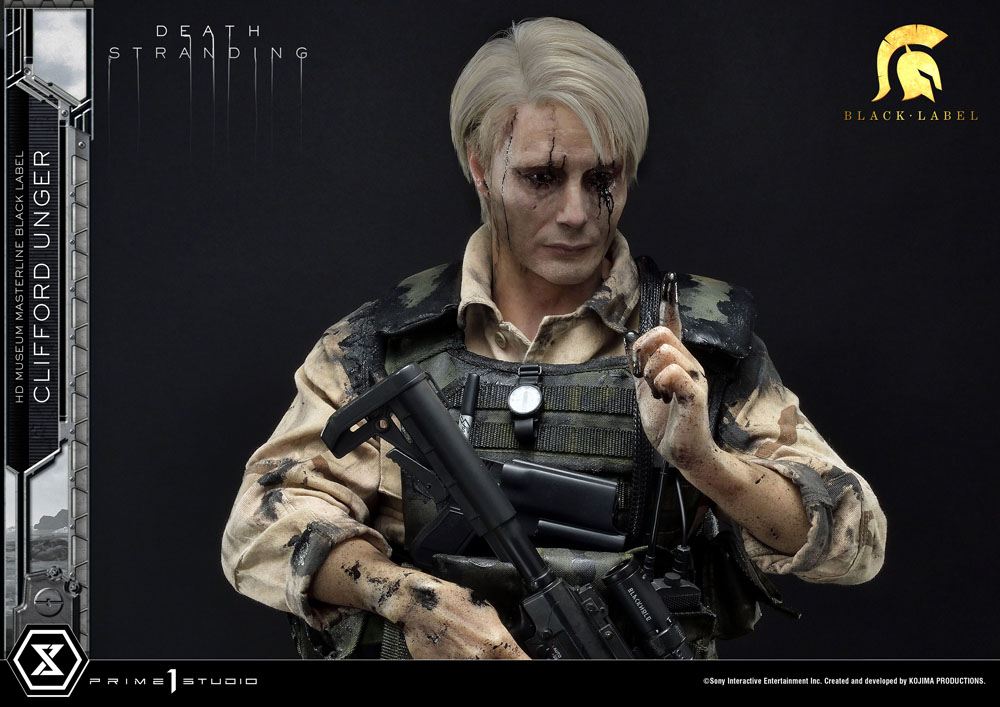 Death Stranding Statue Clifford Unger Black Label Prime 1 Studio