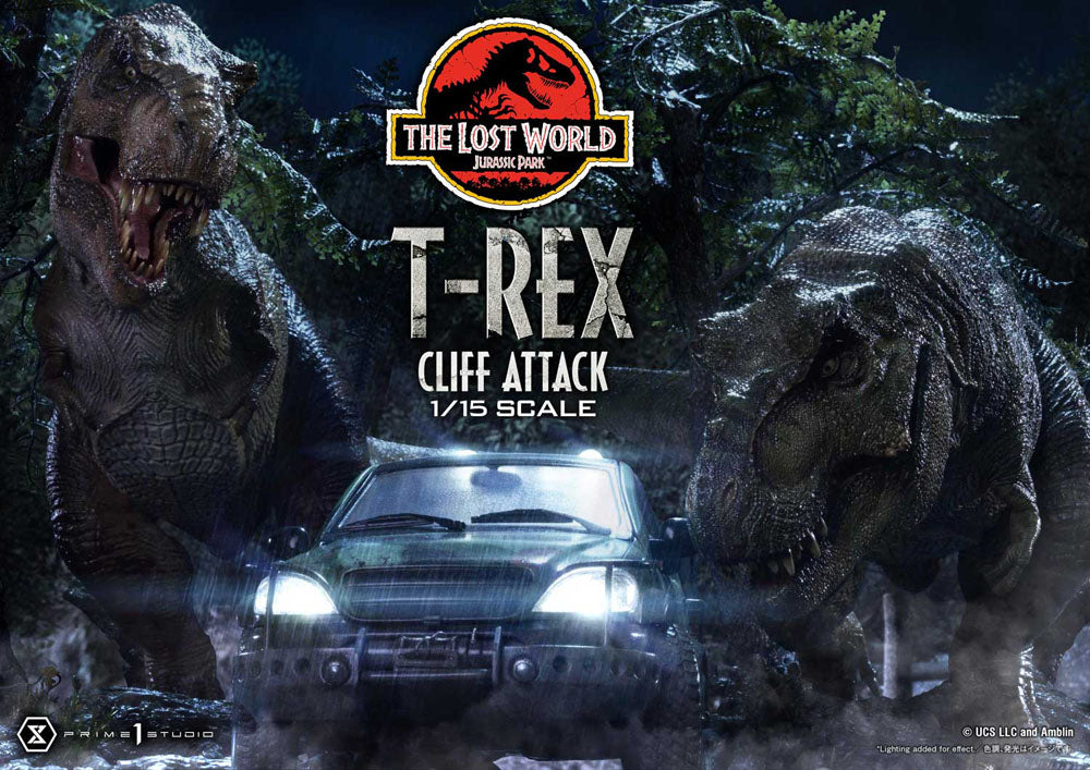 Jurassic World The Lost World Statue 1/15 T Rex Cliff Attack Prime 1 Studio