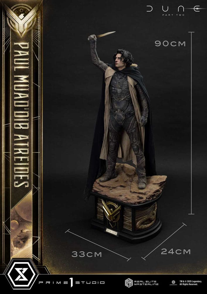 Dune Part Two Real Elite Masterline Series Statue Paul Atreides Prime 1 Studio