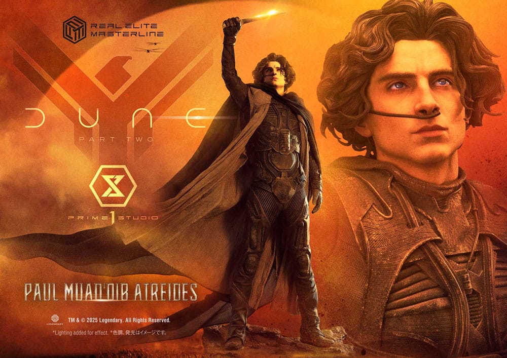 Dune Part Two Real Elite Masterline Series Statue Paul Atreides Ultimate Bonus Version Prime 1 Studio