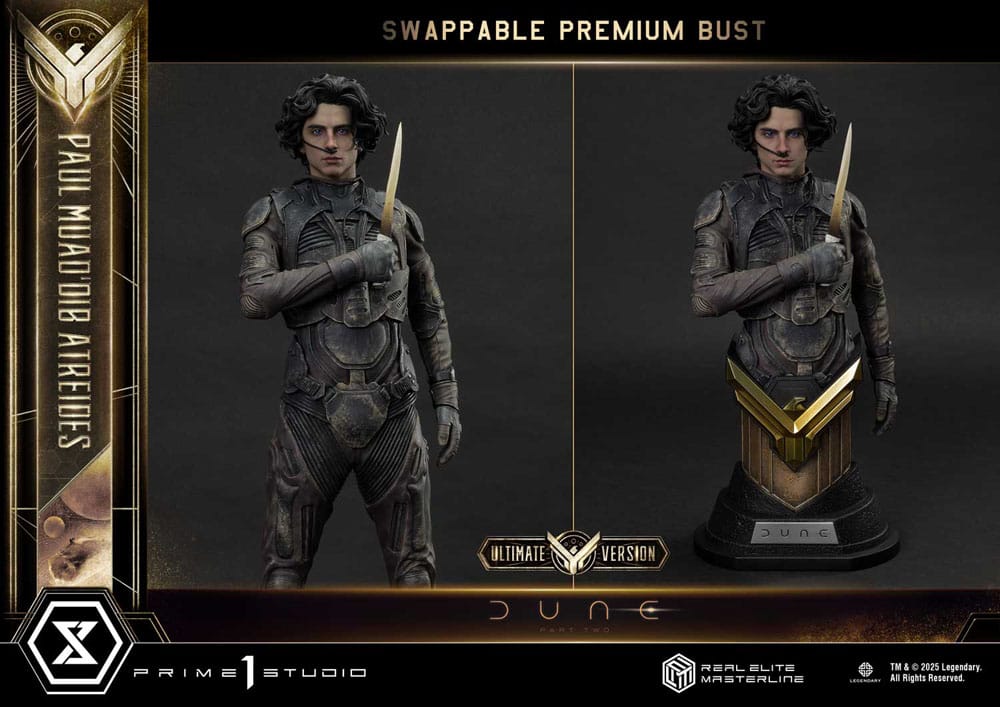 Dune Part Two Real Elite Masterline Series Statue Paul Atreides Ultimate Bonus Version Prime 1 Studio