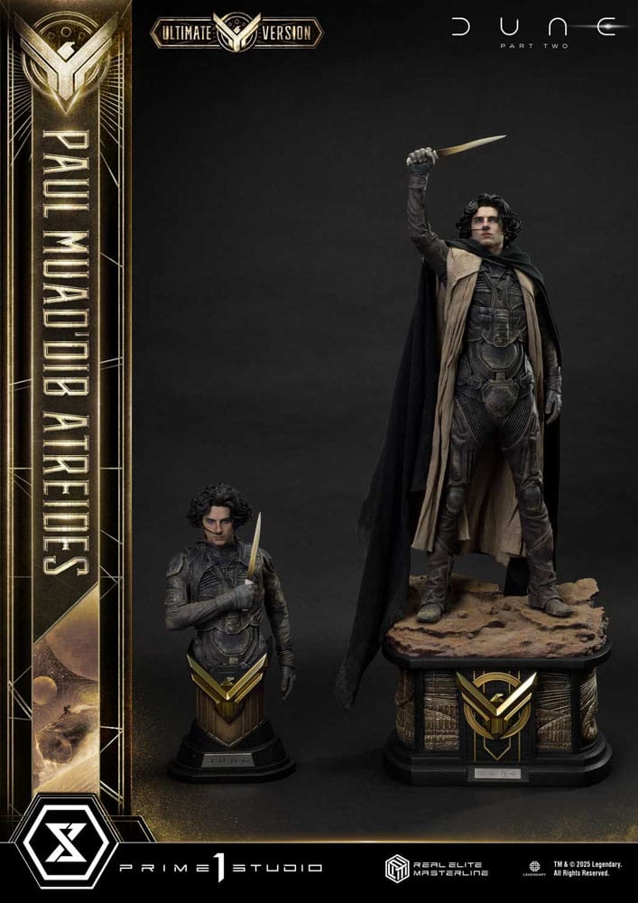 Dune Part Two Real Elite Masterline Series Statue Paul Atreides Ultimate Bonus Version Prime 1 Studio
