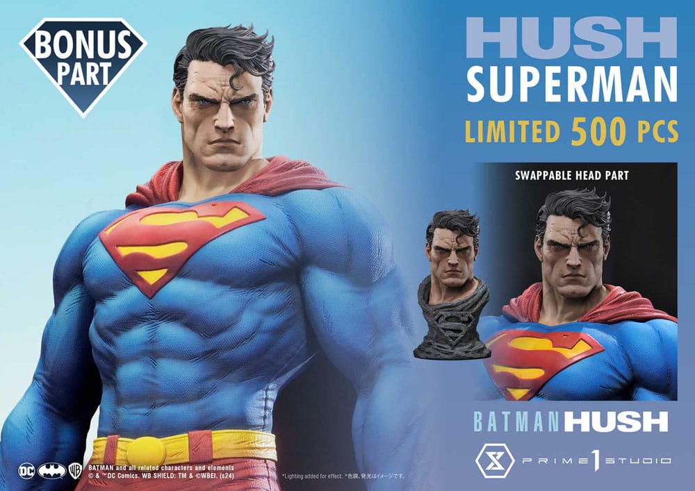 DC Comics Premium Masterline Series Statue Batman Hush Comic Superman Bonus Version Prime 1 Studio